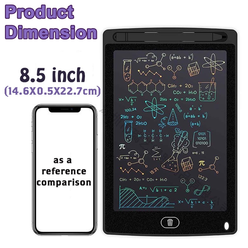 SKPLUS 8.5Inch/12Inch LCD Handwriting Educational Electronic Tablet Fun ...