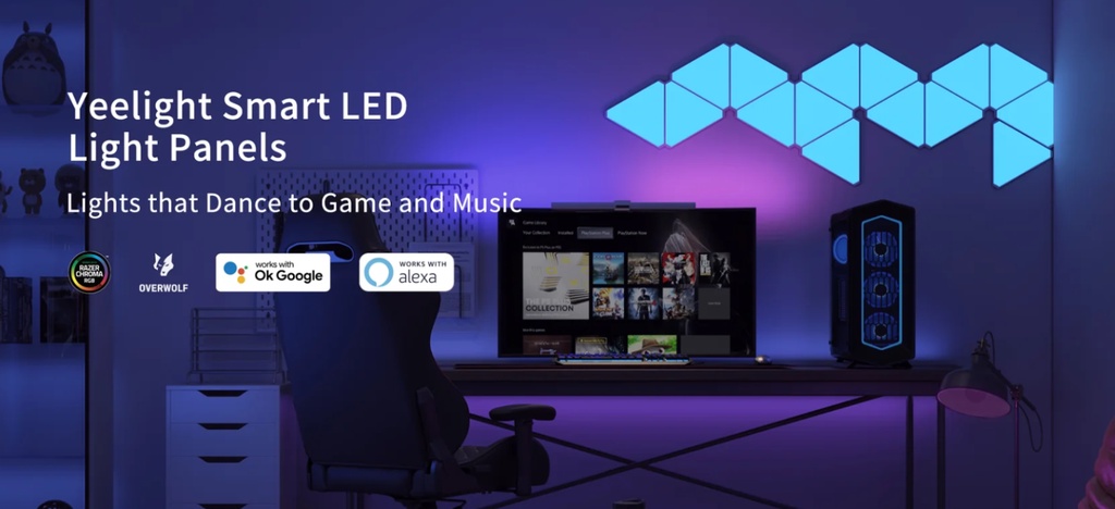 Yeelight LED Light Panels | Smart Control | Game Sync | Music ...