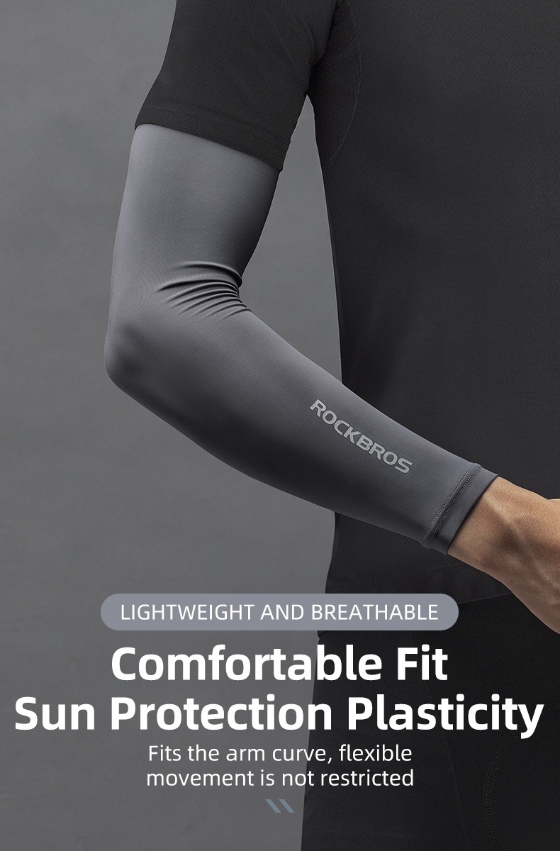 【MY Delivery】ROCKBROS Arm Sleeve Handsock UV Protection Ice Silk ...