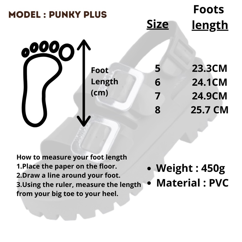 [MONOBO MALAYSIA] PUNKY+ Women Wedges Sandals Platform Wedges Kasut ...
