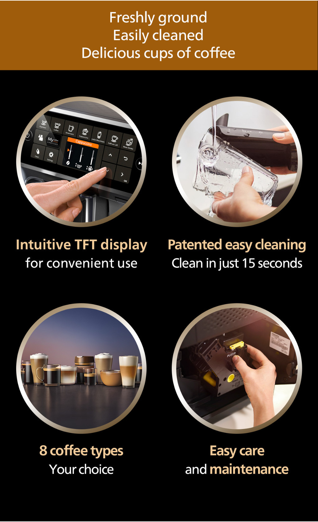 Philips 4300 Series Fully Automatic Espresso Machines EP4346/EP4346/70