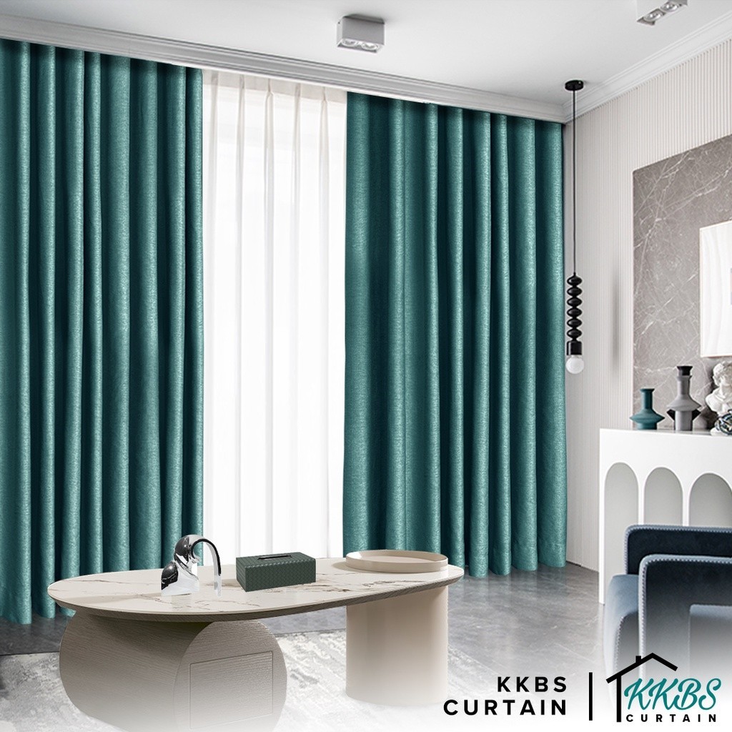 KKBS CURTAIN Lareefa Langsir Raya 2026 Blackout 90-99% Curtain Ready ...