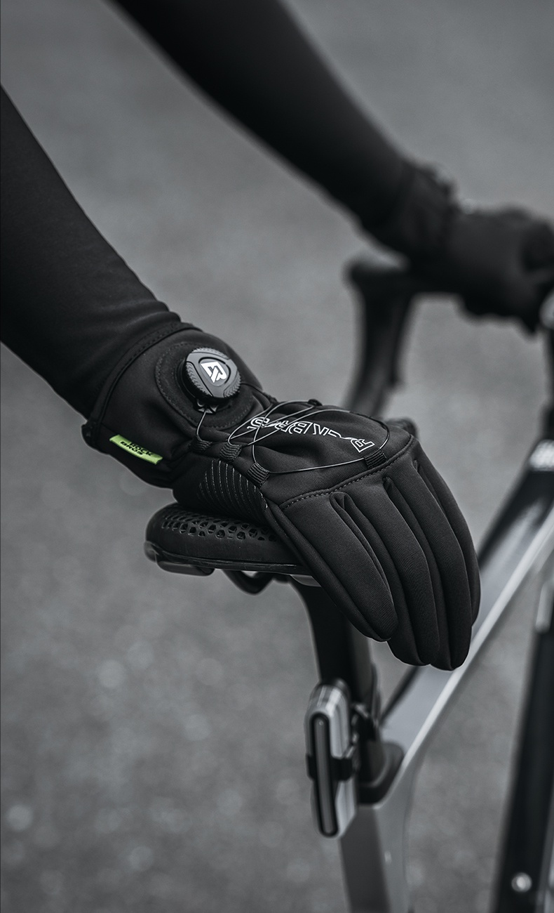 ROCKBROS Cycling Gloves Warm And Windproof Long Fingers Autumn And
