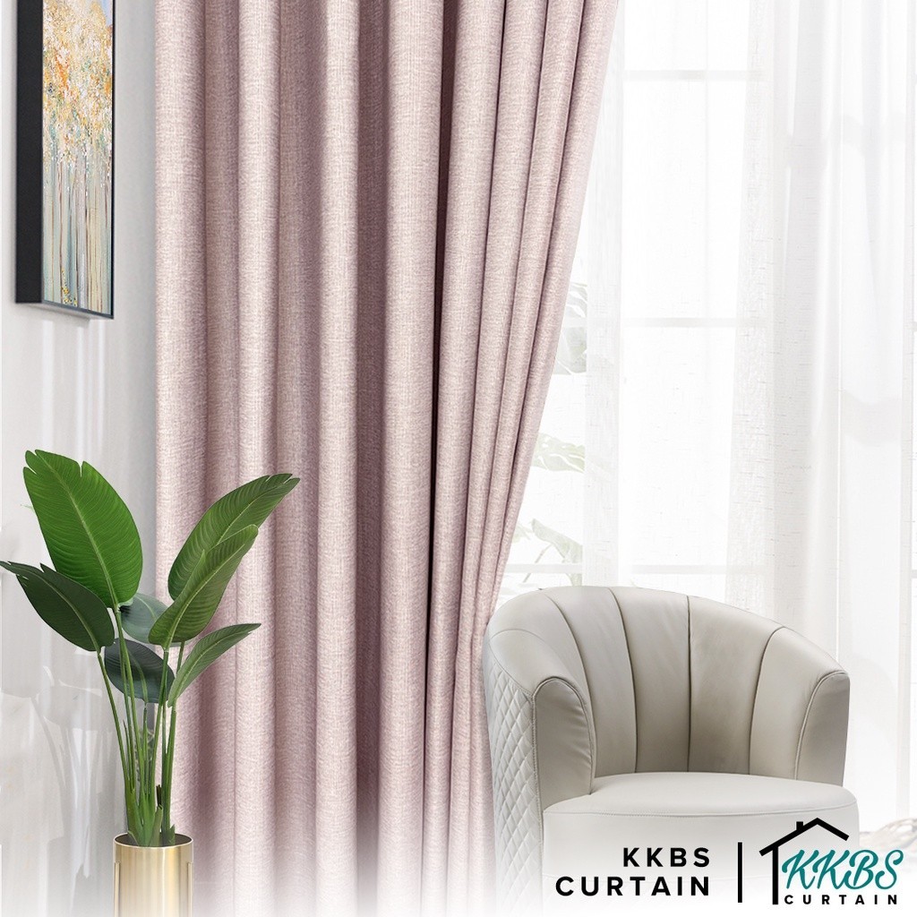 KKBS CURTAIN Lareefa Langsir Raya 2026 Blackout 90-99% Curtain Ready ...