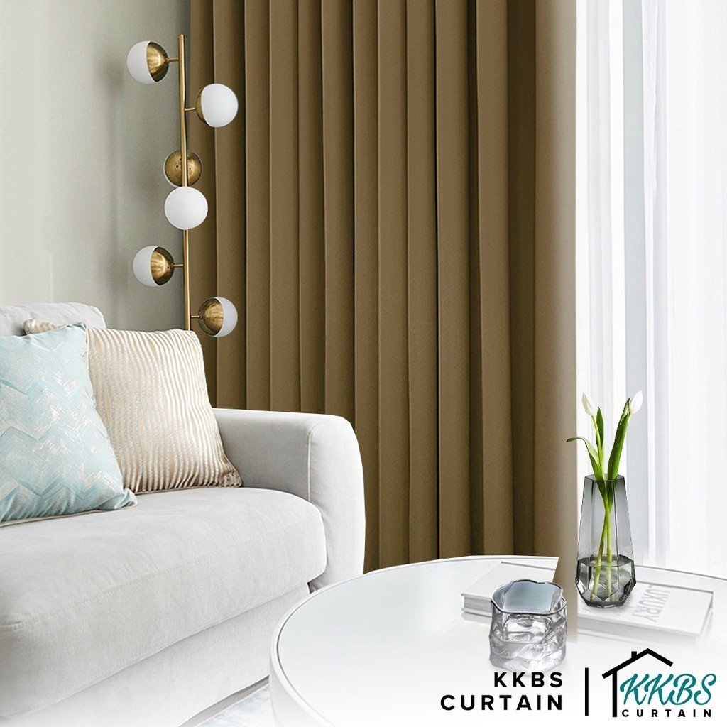 KKBS CURTAIN Camilla Langsir Raya 2026 Semi Blackout Curtain Ready Made ...