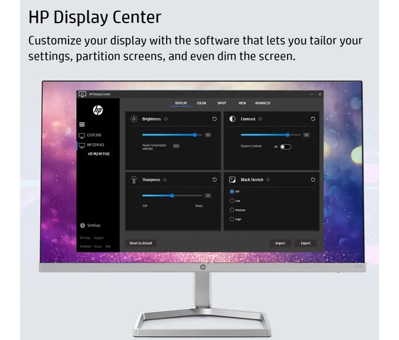 HP M22f 21.5'' IPS LED HD+ Backlit Monitor / 1920 x 1080 FHD / 1x VGA ...