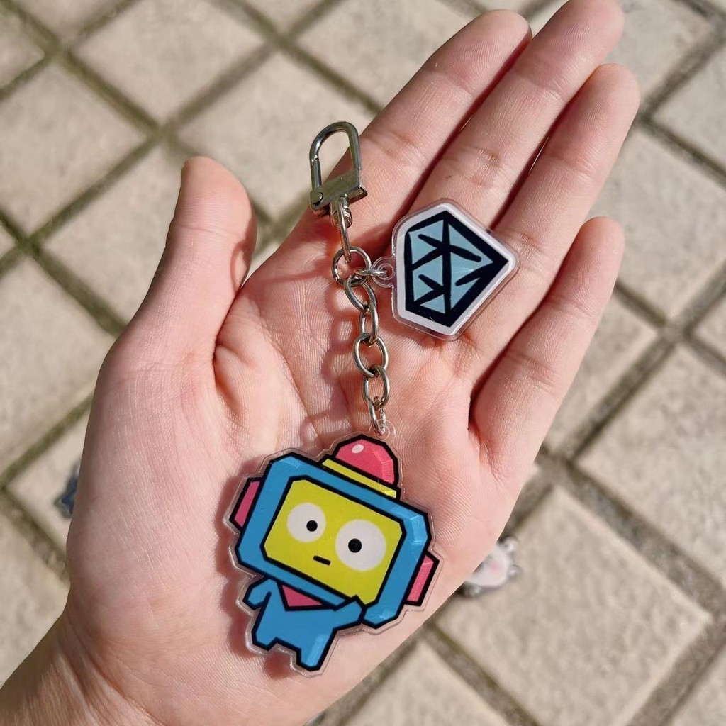 Kpop TREASURE Cute Cartoon Characters TRUZ Keychains Acrylic Double ...