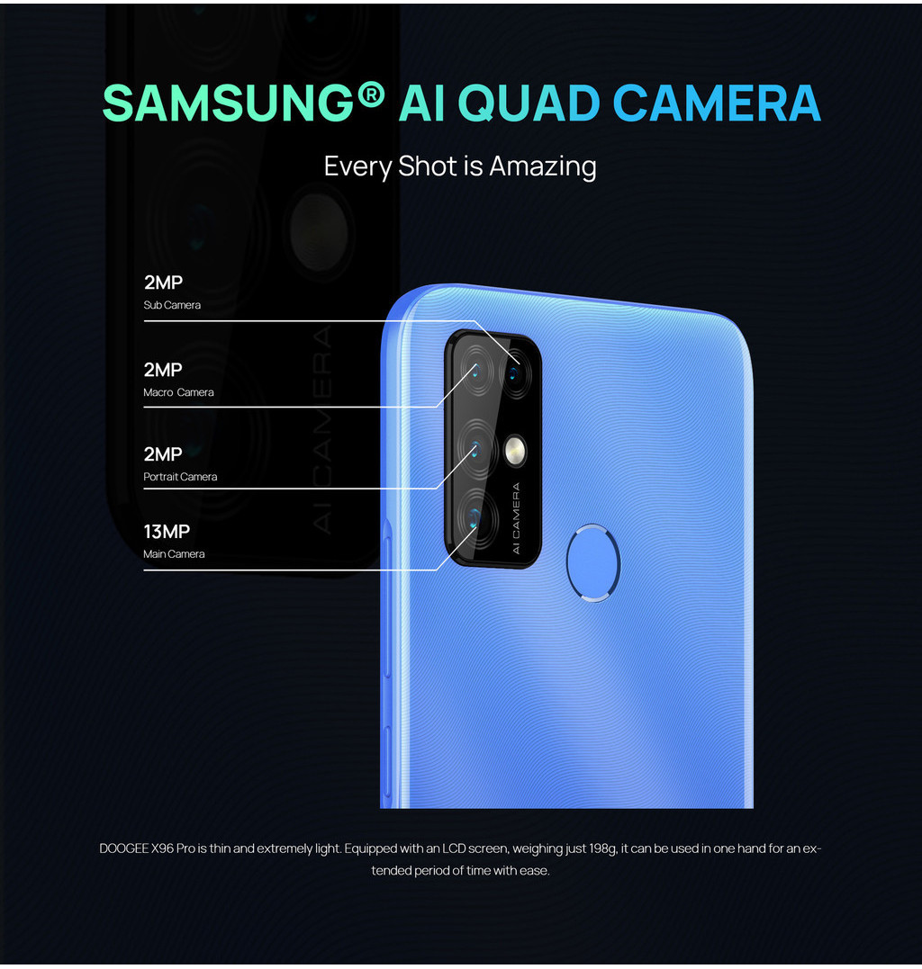 OUKITEL Doogee X96 PRO 6.52