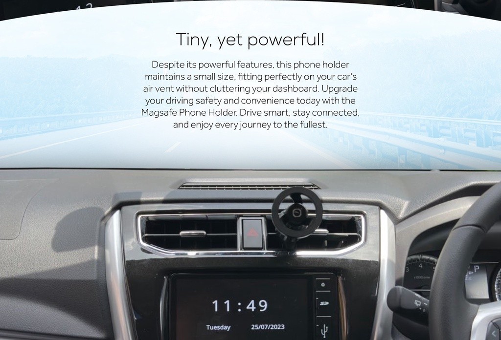 YEGZA Car Phone Holder For Honda HRV HR-V 2023 2024 2025 LX Sport EX-L Auto