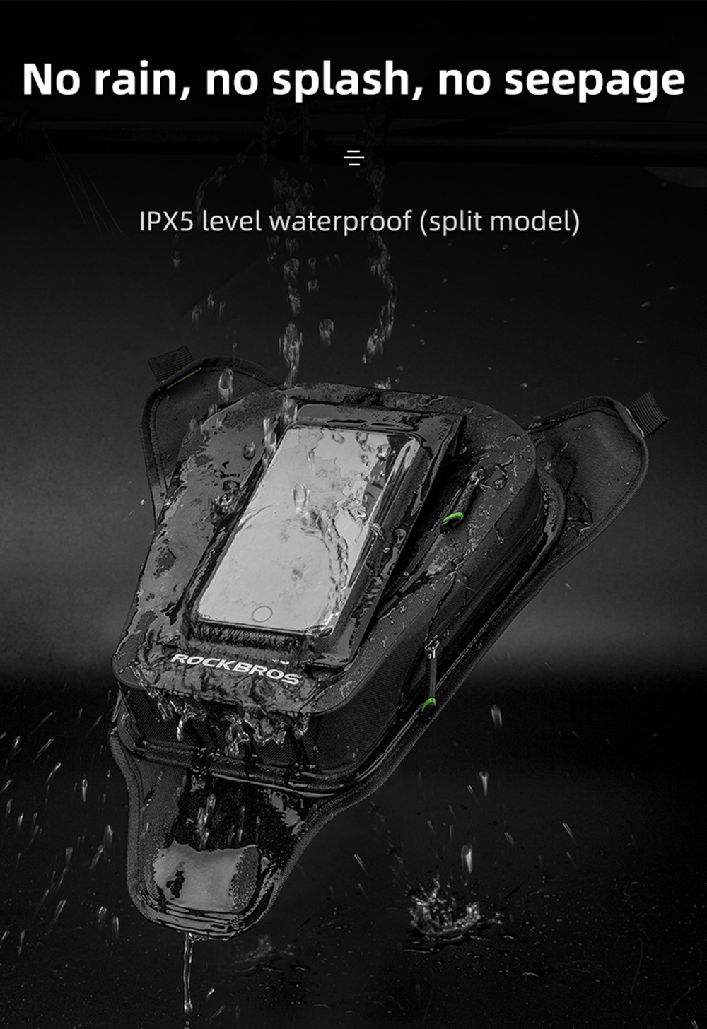 【MY Delivery】ROCKBROS Motorcycle Bag Waterproof Adsorption