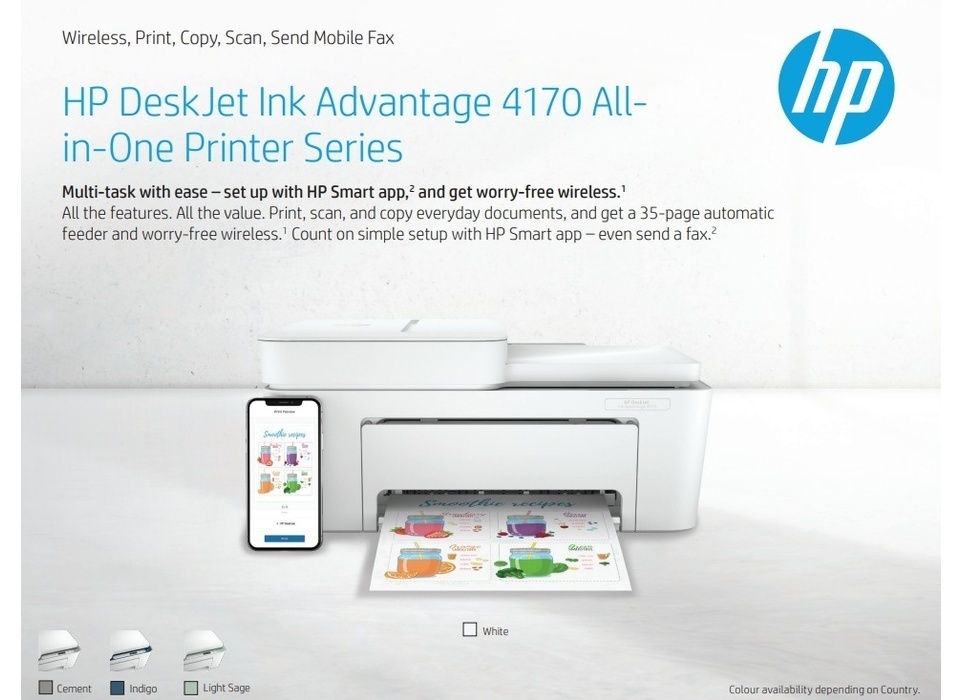 HP 4275 Deskjet Plus Ink Advantage All In One Wireless A4 Inkjet ...