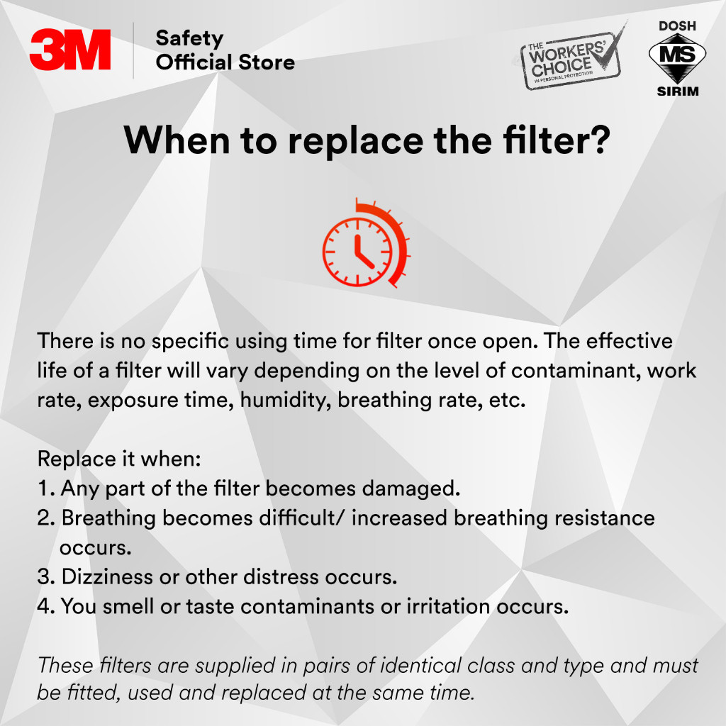 3M™ Standard Comfort Multi-Chemical/ Multi-Gas 6000 Series Respirator ...