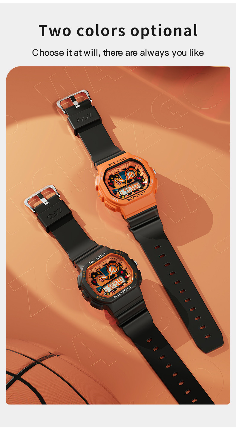 【Hot items】ZGO x Pokémon jam tangan budak lelaki Charmander Student ...