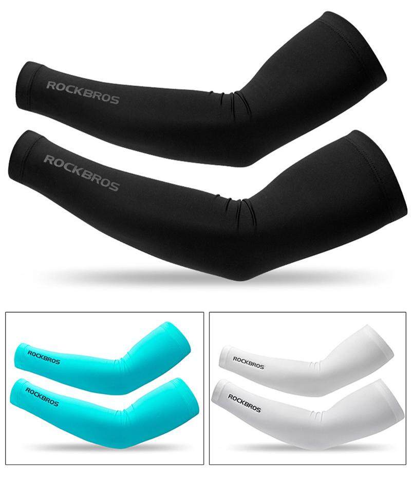 【MY Delivery】ROCKBROS Ice Silk Arm Sleeve UV Protection Hand Socks ...