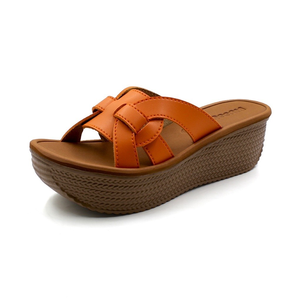 [MONOBO MALAYSIA] PW229 Women Wedges Sandals Platform 4-5cm Wedges ...
