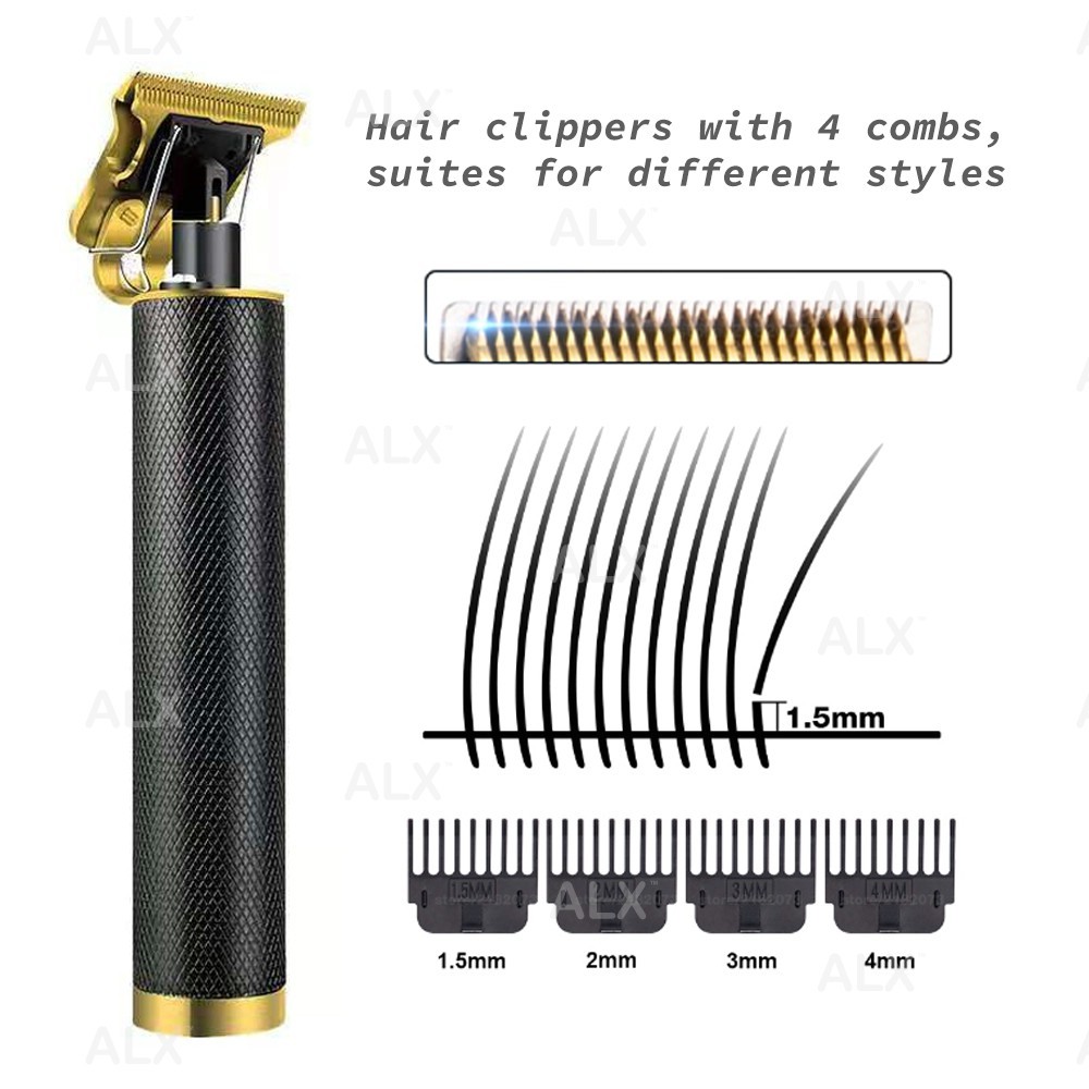 ALX Professional Barber Hair Trimmer Hair Cutter Men Cutting Shaver ...