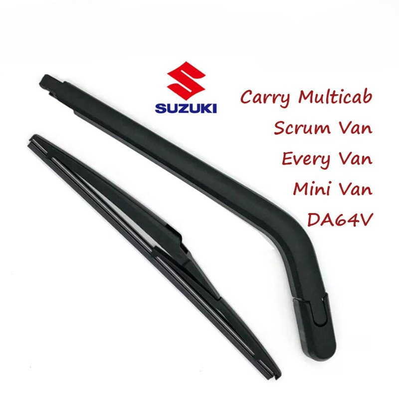 () Suzuki Rear Wiper (Arm/Blade) Set for Every Van DA64V DA64W DA62V ...