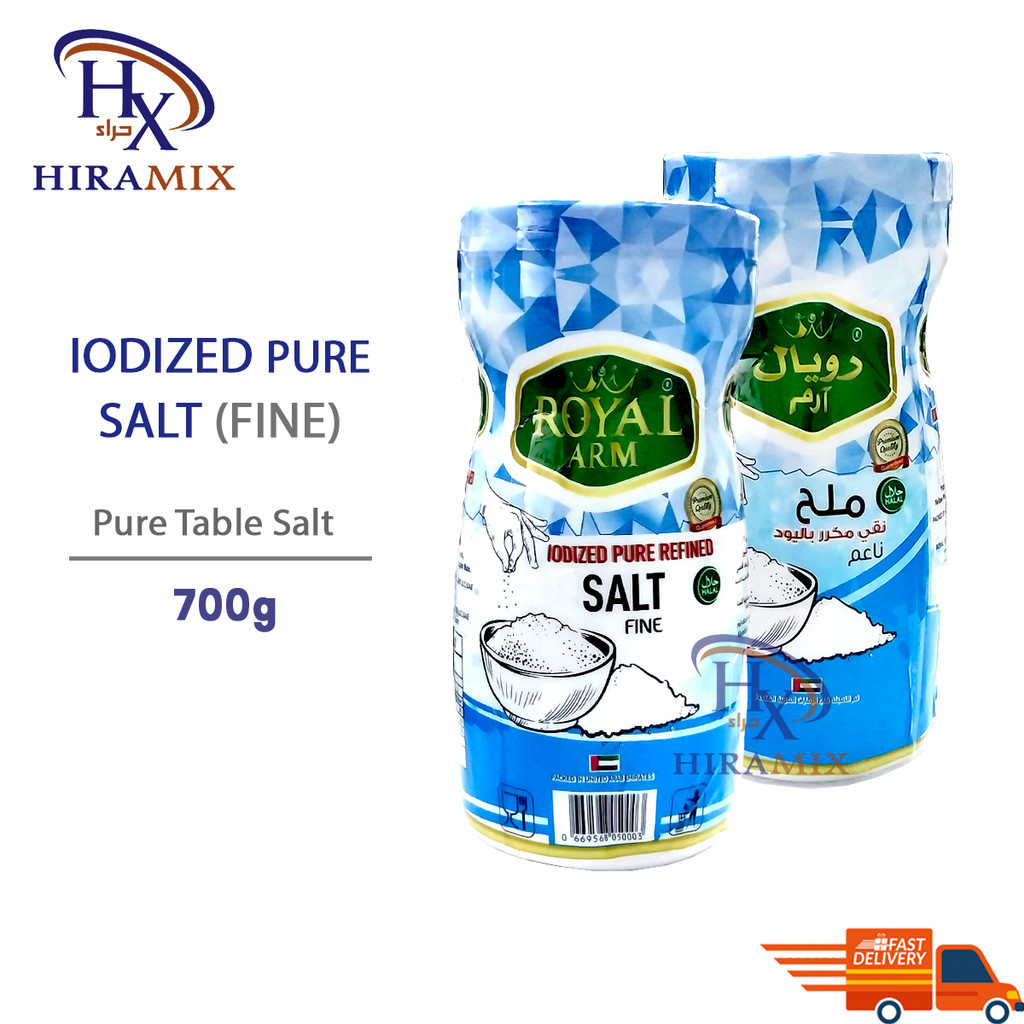 Royal Arm / Alkhair IODIZED SALT (FINE) Pure Table Salt Garam Meja ...