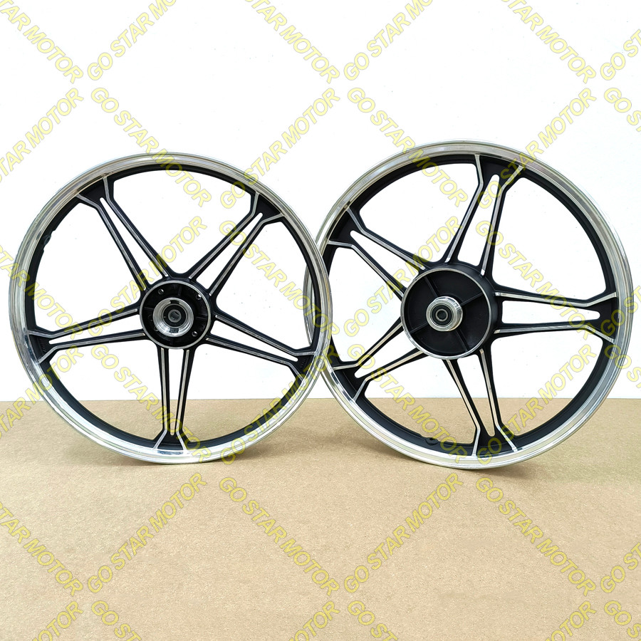 WAVE125 WAVE125S WAVE125X WAVE100R (Disc) Sport Rim 5 Leg Spoke 5 Kaki ...