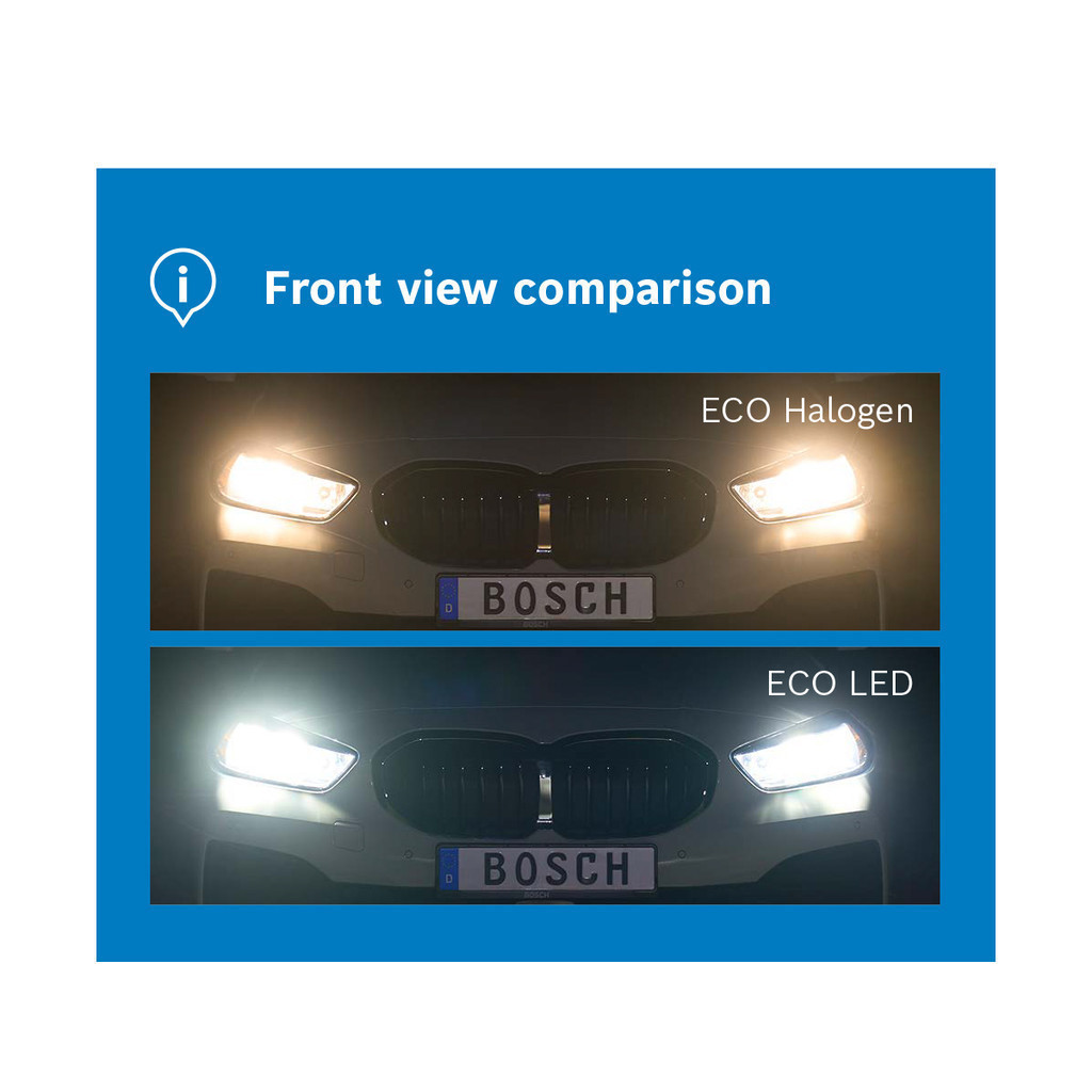 BOSCH ECO LED H4 Halogen Headlight Retrofit Bulb for Toyota Avanza F653
