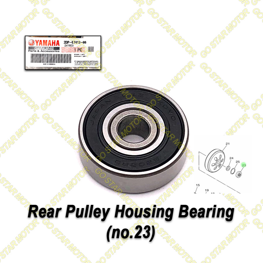 YAMAHA NVX NVX155 V1 V2 NMAX NMAX155 N-MAX CVT Rear Pulley Housing ...
