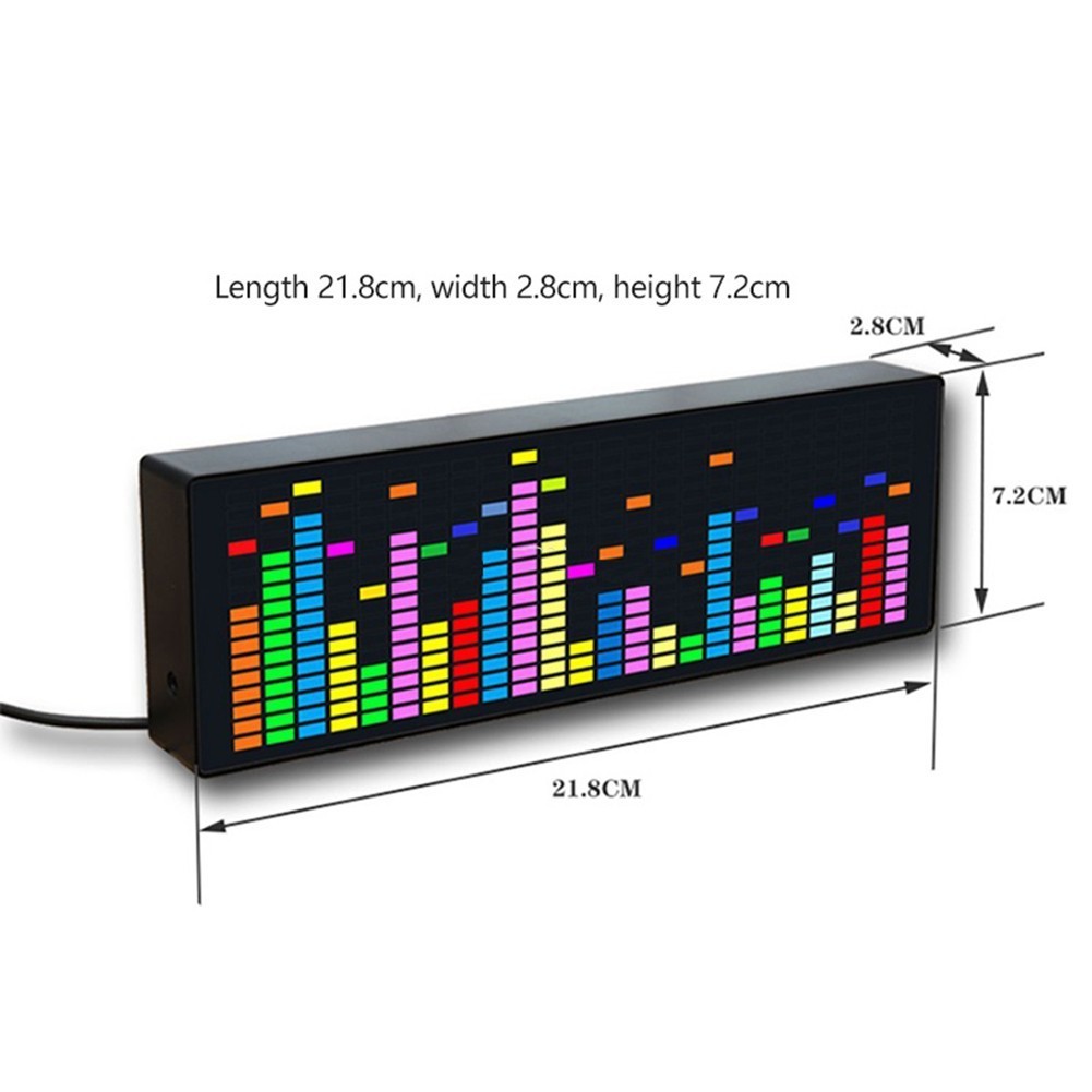 Professional AS1424 LED Music Audio Spectrum Sound Level Meter Display Analyzer