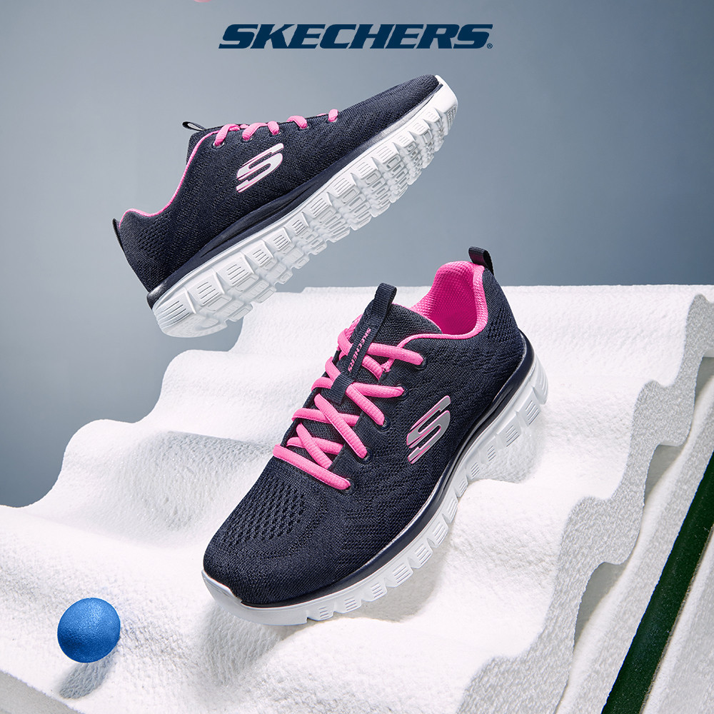 Skechers Women Sport Graceful Shoes 12615 NVHP