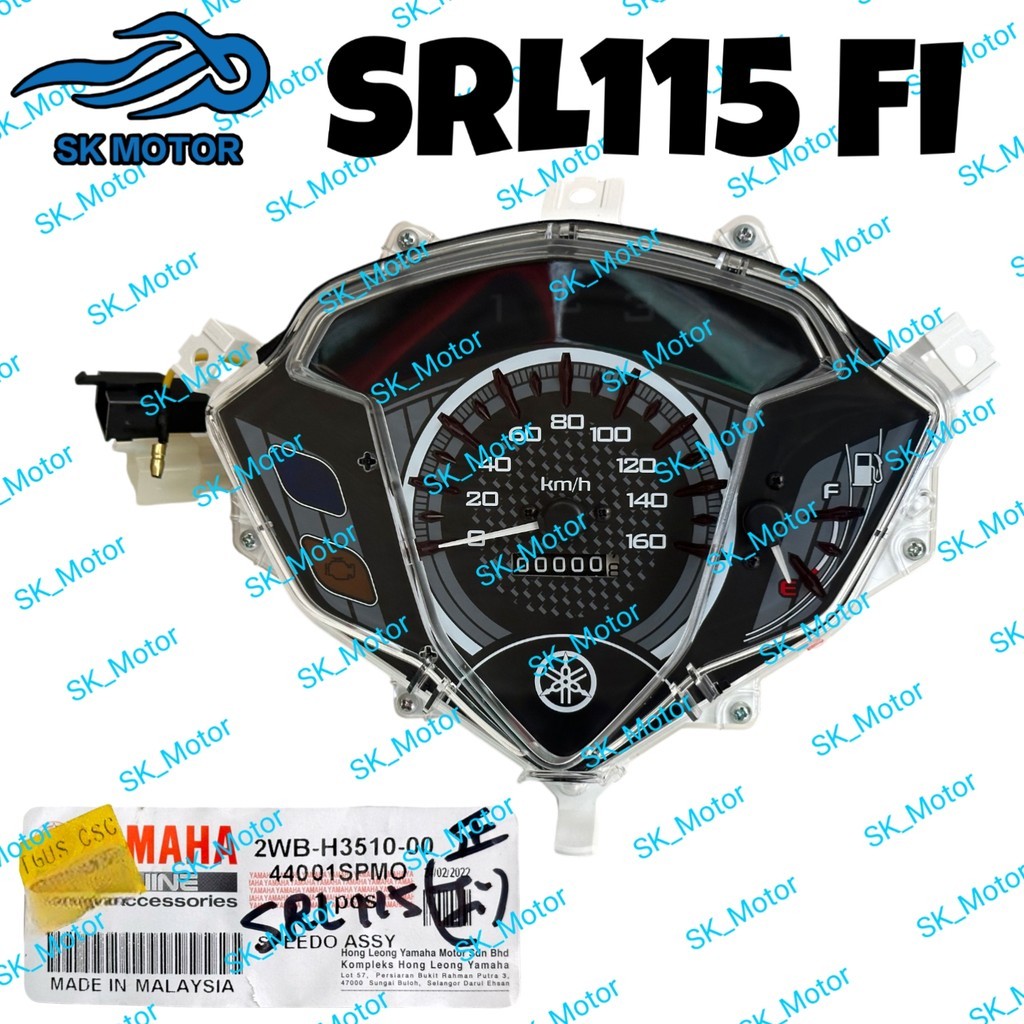 Yamaha SRL115 Fi LAGEDA 115 SRL 115 Original Speedometer Meter Speedo ...