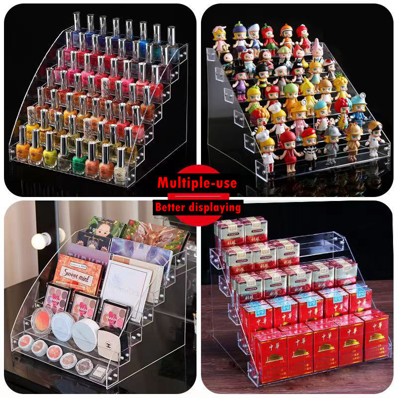 Acrylic Eye Shadow Display Rack Makeup Organizer Display Stand Makeup ...