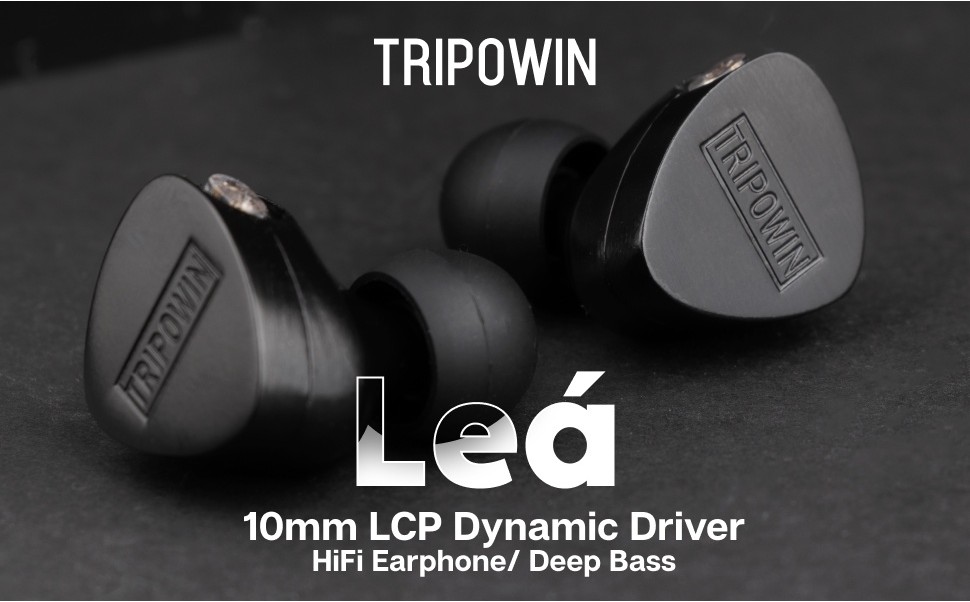 Tripowin Leá, In-Ear Monitors: 10mm LCP Dynamic Driver, Deep Bass ...