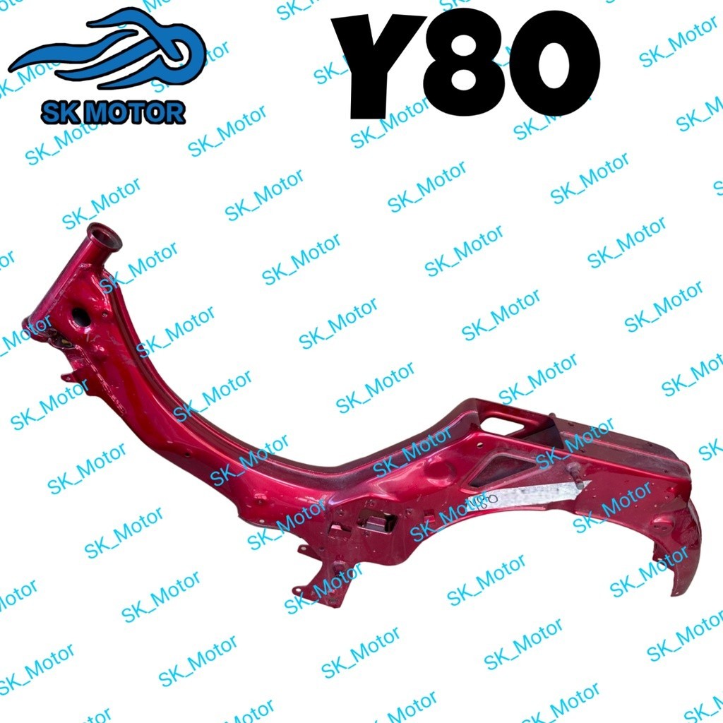Yamaha Y80 Original Frame Body Frame Chassis Tulang Body Blue Red Biru ...