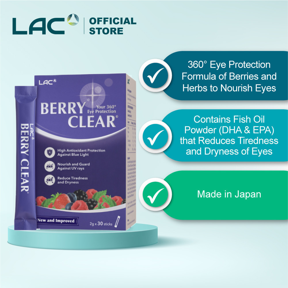 LAC Berry Clear Powder (2g x 30 Sticks) [Exp Jan 2028] 01403650 ...