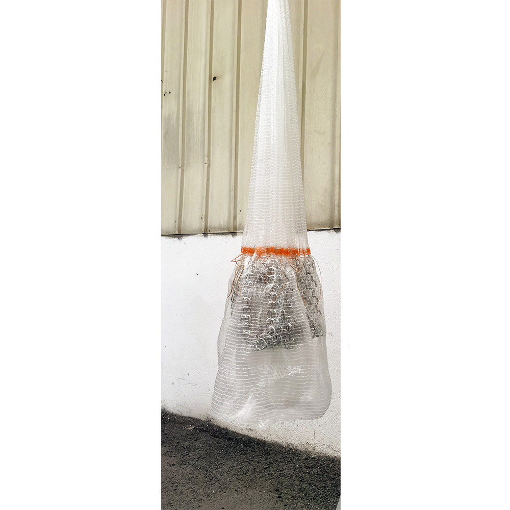 (7-12ft kaki)GL Tangsi Nylon Net Pak Jala Fishing Net Jala Ikan Udang ...