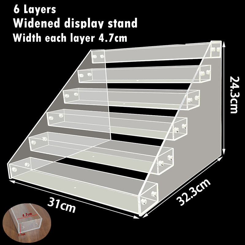 Acrylic Eye Shadow Display Rack Makeup Organizer Display Stand Makeup ...