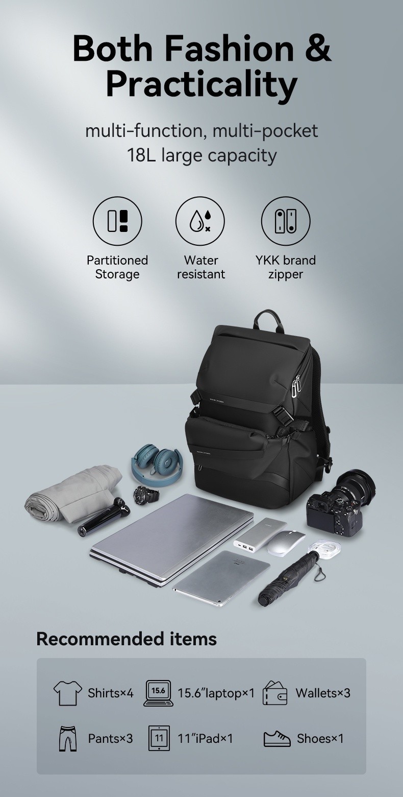 MARK RYDEN Laptop Backpack Combo Pack 2-In-1 | Shopee Malaysia