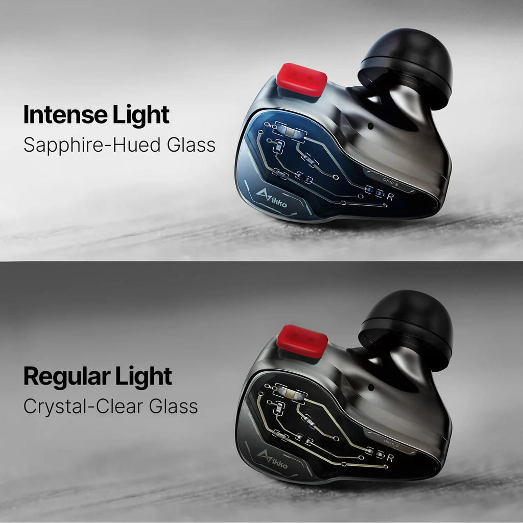 iKKO OH10S, In-Ear Monitors: 10mm Titanium-Plated DD+Knowles 33518 BA ...