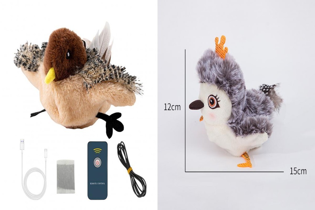 [stylishlife] Flapping Cat Toy Automatic Motion Sensor Cat Toy ...
