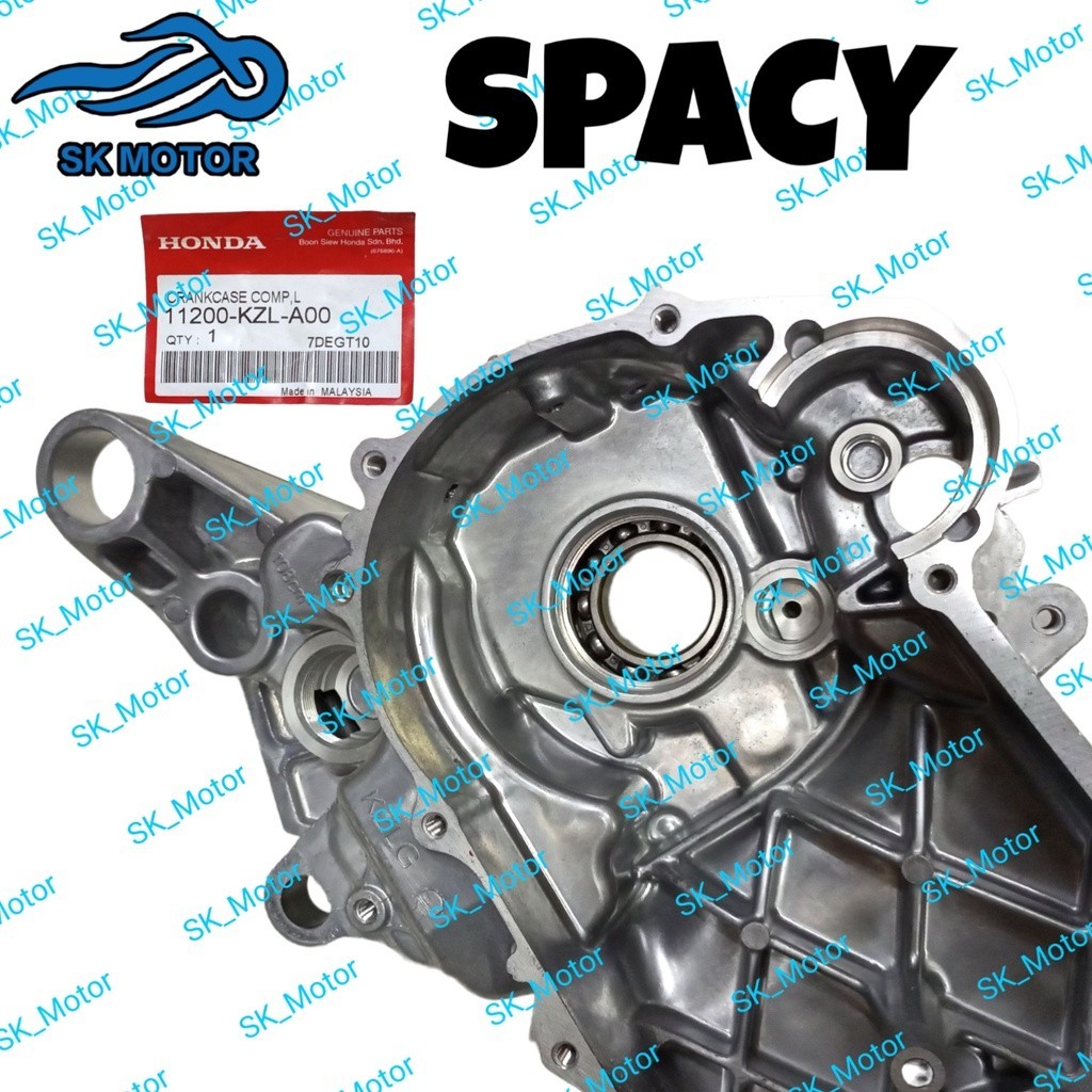 Honda SPACY 110 Original Crankcase Left Right Kiri Kanan Casing Kotak ...