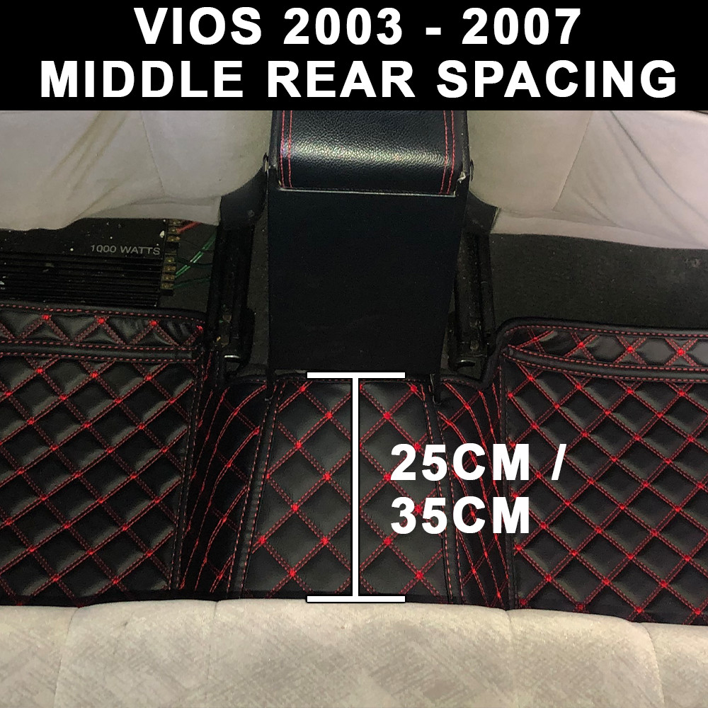Top Carpet TOYOTA VIOS ( 2003 - 2007 ) NCP42 6D PU Leather Car Carpet ...