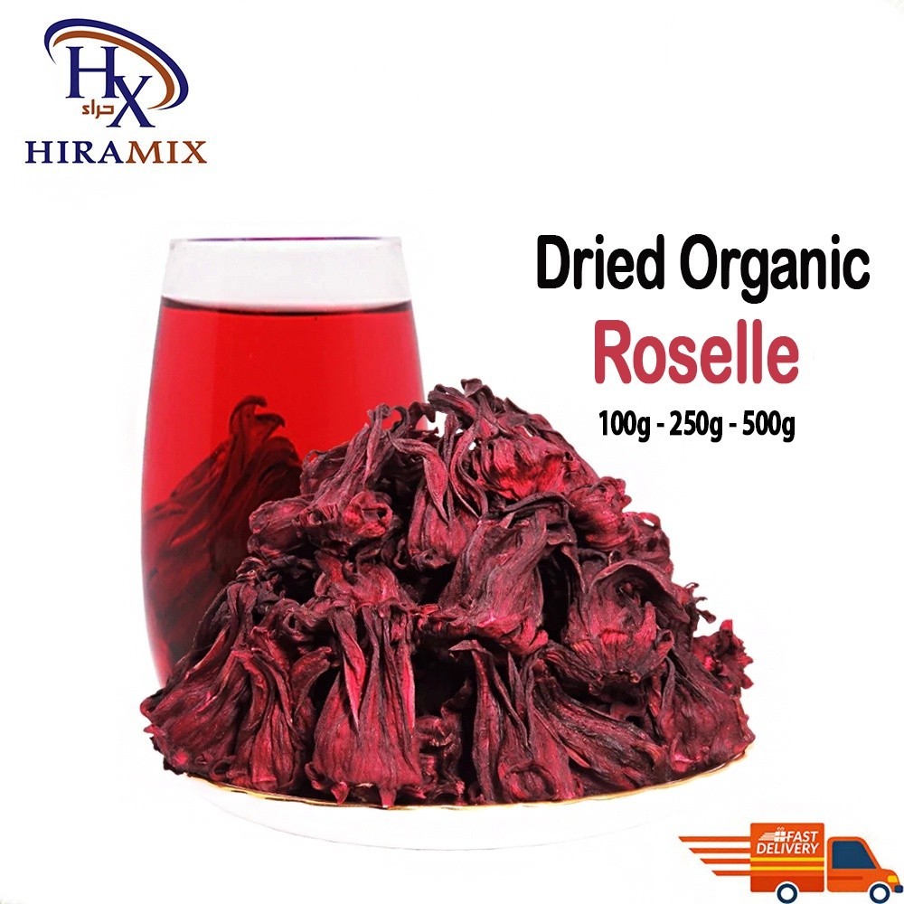 Red Roselle Flower Tea Teh Bunga Roselle Merah | Natural Dried Roselle ...