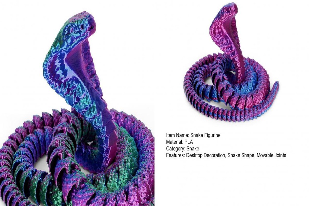 Educational Snake Model Articulated Snake Model Articulated Snake ...