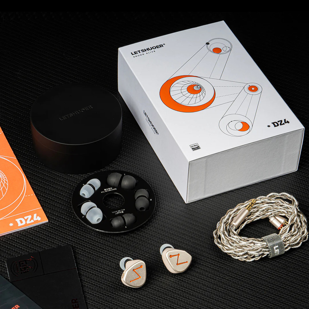 Letshuoer DZ4, In-Ear Monitors: Triple Dynamic Drivers, Single Passive ...