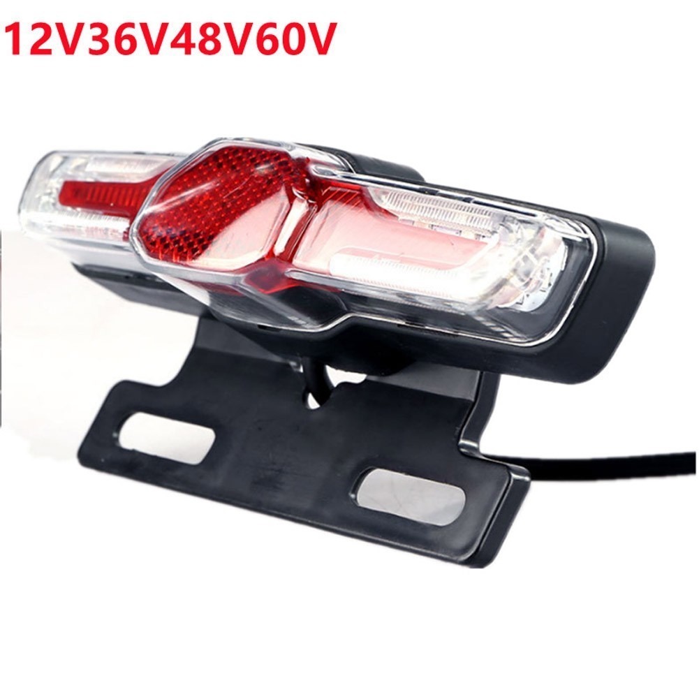 ⭐CuteBB⭐12V/36V-60V Electric Bicycle Ebike Taillight Turn Signal Rear ...
