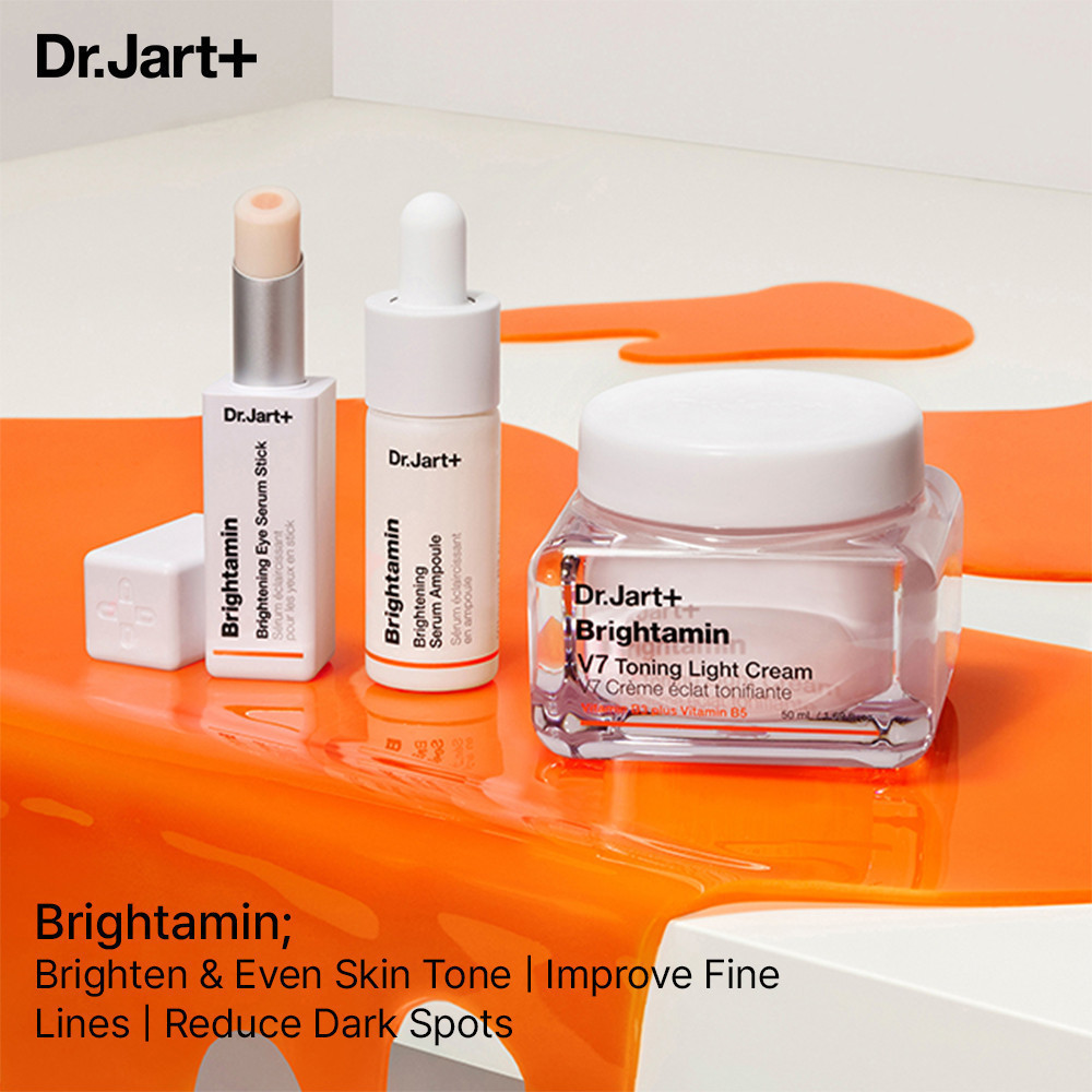 Dr.jart+ Brightamin Brightening + Plumping Face Mask With Vitamin C 25ml X 5ea
