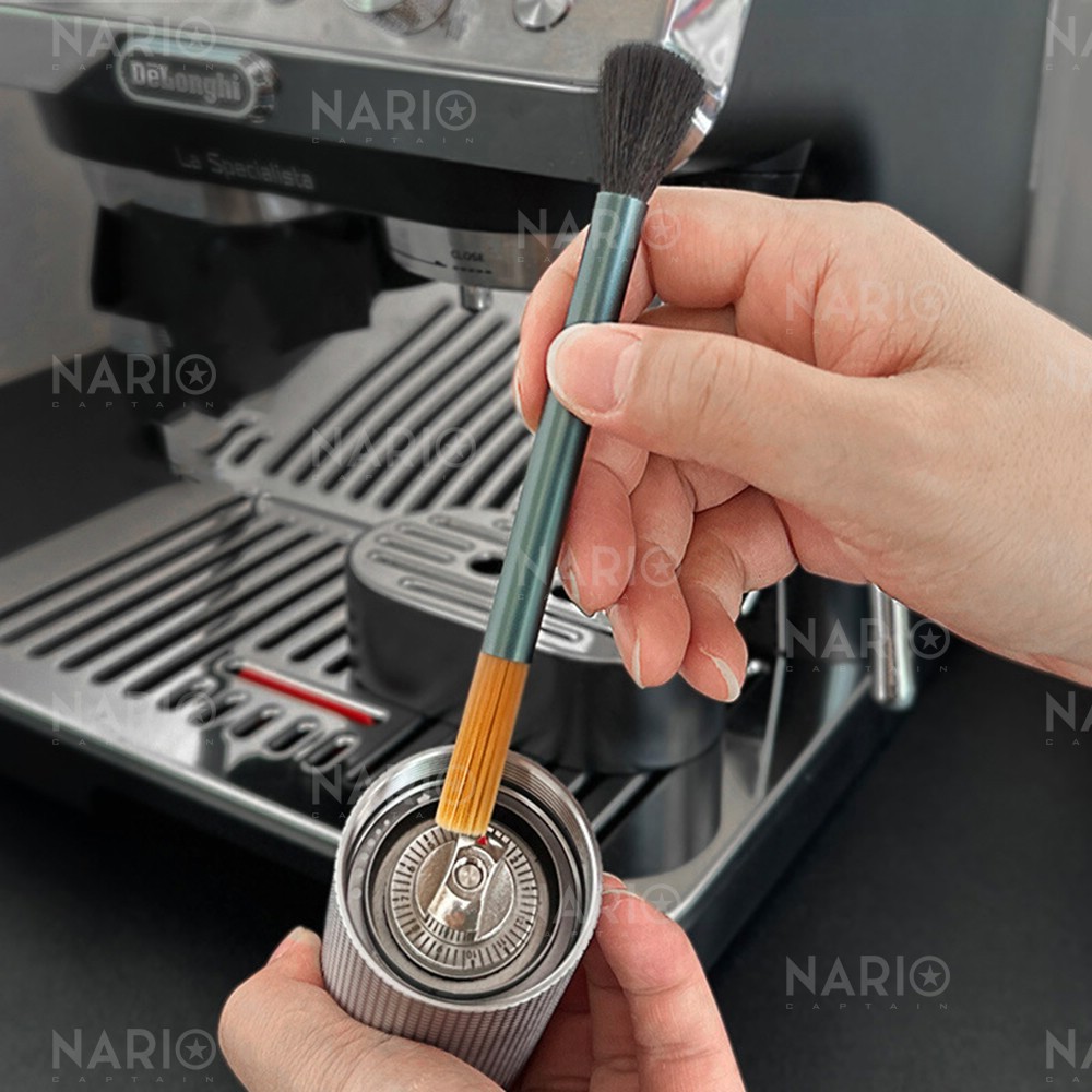 NARIO Dual Head Coffee Brush Espresso Coffee Machine Grinder Cleaning ...