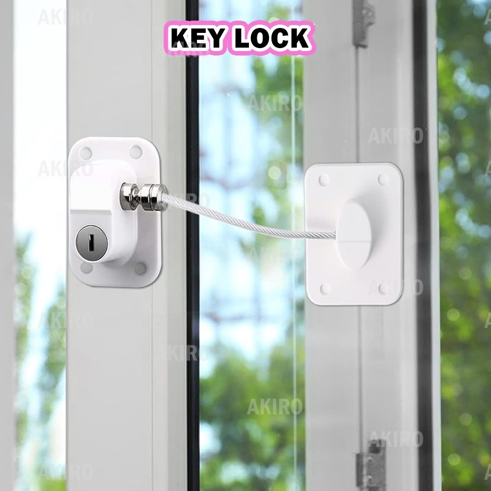 AKIRO Cabinet Refrigerator Lock Punch Free Kids Safety Lock Security ...