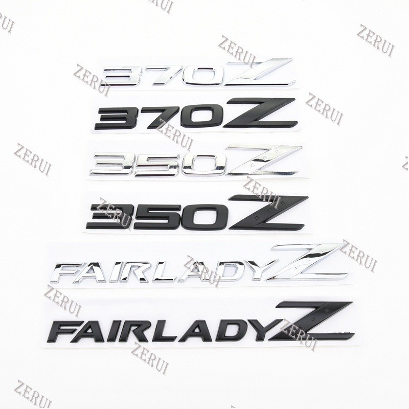 3D Black Silver ABS Car Front Emblem Badge Decal For 350Z 370Z - Foto 7