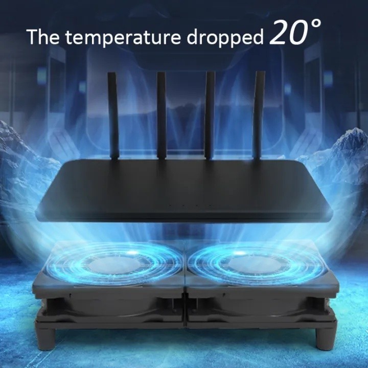1200RPM USB Router Fan Wifi Modem Cooling Rack Router Cool 120cm Wire ...