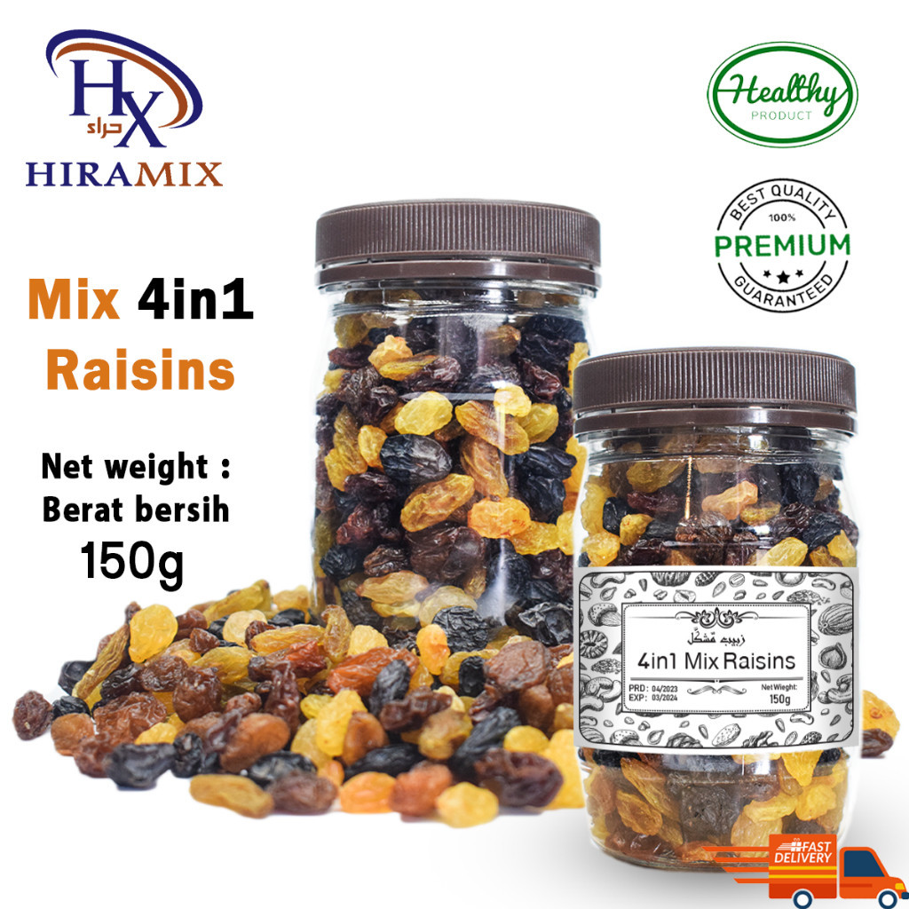 Fresh Raisins New Stock | Kismis Campuran / Jumbo Black / Jumbo Gold ...