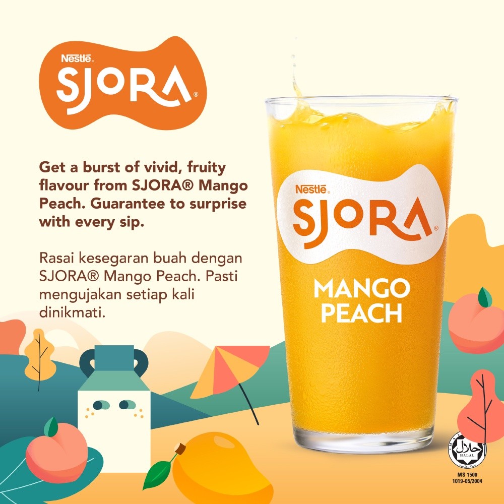 SJORA Mango Peach Concentrate - 1L | Shopee Malaysia